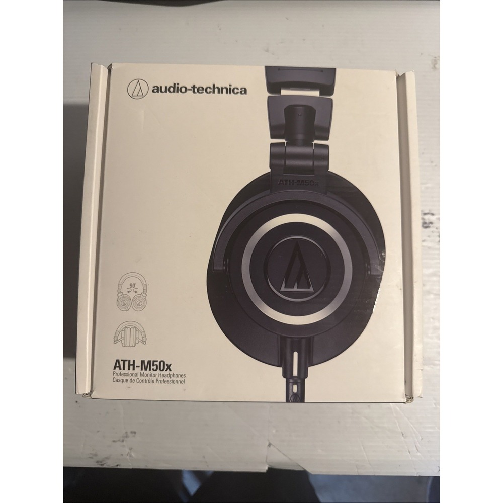 Audio-Technica ATH-M50x Closed-back Studio Monitoring Headphones NIB